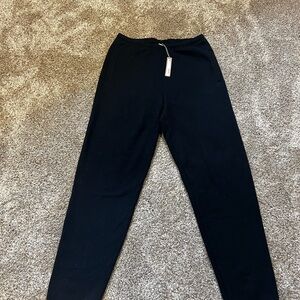 SKIMS Onyx Cotton Fleece Classic Joggers